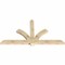 Ekena Millwork Redmond Rough Sawn Timber Gable Bracket, Douglas Fir, 96"W x 52"H x 4"D x 6"F, 13/12 Pitch GBW096X52X0406RED00RDF - alternate 2